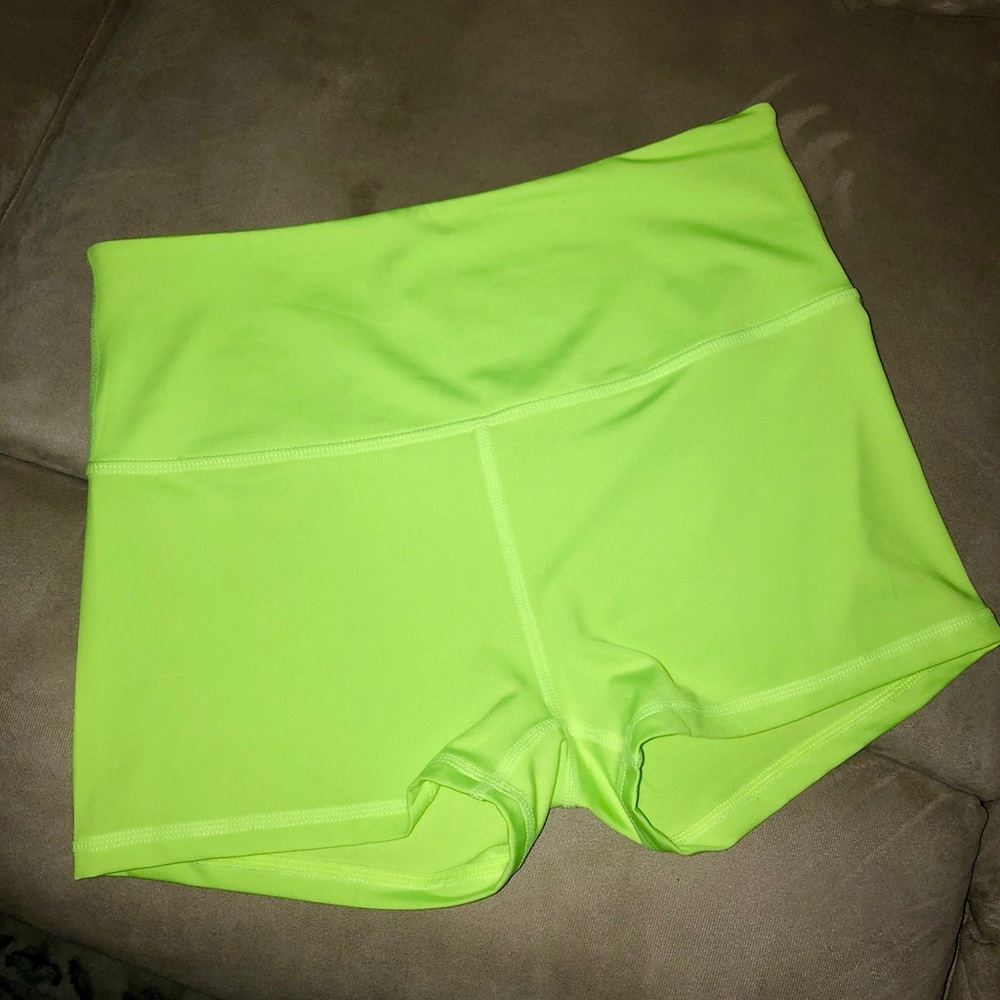 Neon Workout Shorts NWOT!